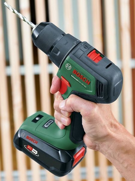 Акумуляторний дриль-шурупокрут Bosch UniversalDrill 18V-60 (06039D7000) (без АКБ та ЗП) 06039D7000 фото