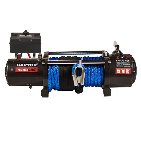 Лебідка Molder Raptor 9500lbs (5.5hp/4.1kw; 265:1) синтетичний трос MA23096 фото