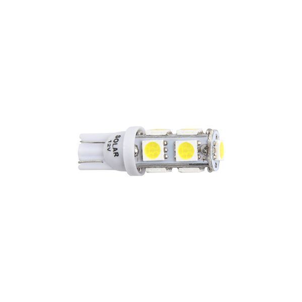 Автолампа Solar LED 12V T10 W2.1x9.5d 9SMD 5050 white, 2шт LS277_B2 фото