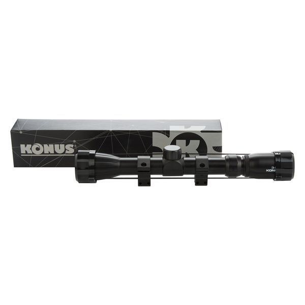 Оптичний приціл KONUS KONUSFIRE 3-9x32 30/30 (з кільцями) - Безкоштовна доставка 7351 фото