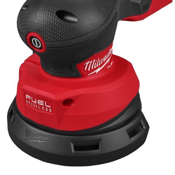 Шліфмашина ексцентрикова акумуляторна MILWAUKEE O125мм M18 FROS125-502X (ЗУ+2ак.Х5Аг+кейс) 4933498254 фото