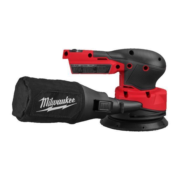 Шліфмашина ексцентрикова акумуляторна MILWAUKEE O125мм M18 FROS125-502X (ЗУ+2ак.Х5Аг+кейс) 4933498254 фото