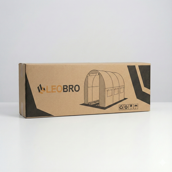 Садова теплиця парник LEOBRO Garden 6м2 2Х3м White (LB-G101-WHT) LB-G101-WHT фото