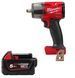 Гайковерт акумуляторний безщітковий MILWAUKEE 1/2" (881 Нм) M18 FMTIW2F12-0, з кільцем (каркас) + M18 B5 подарунок 4933498057/B5 фото 1