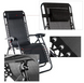 Розкладне крісло шезлонг LEOBRO Zero Gravity Чорне (HT-167D BLACK) HT-167D BLACK фото 7