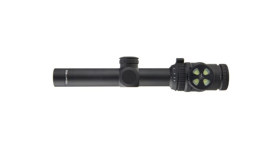 Оптичний приціл Trijicon AccuPoint 1-6x24 BAC Green Triangle Tritium / Fiber Optics (TR25-C-200092) 5002975 фото