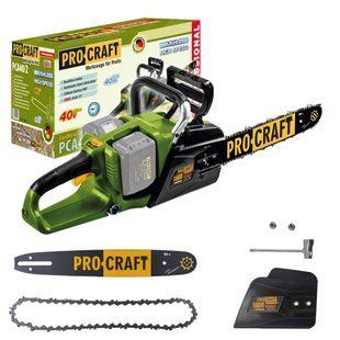 Акумуляторна ланцюгова пилка Procraft PCA40/2 (Без АКБ та ЗП) 030402 фото