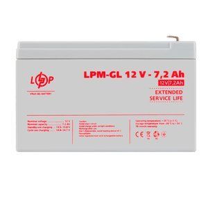 Розпродаж Акумулятор гелевий LPM-GL 12V - 7.2 Ah LP40143 фото