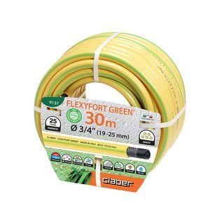 Шланг поливальний 3/4" 30м Flexyfort Green, жовтий з зел. полосою 91370000 фото