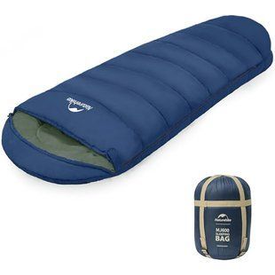 Спальник з капюшоном Naturehike MJ600 CNK2300SD014, темно-блакитний 6976507663977 фото