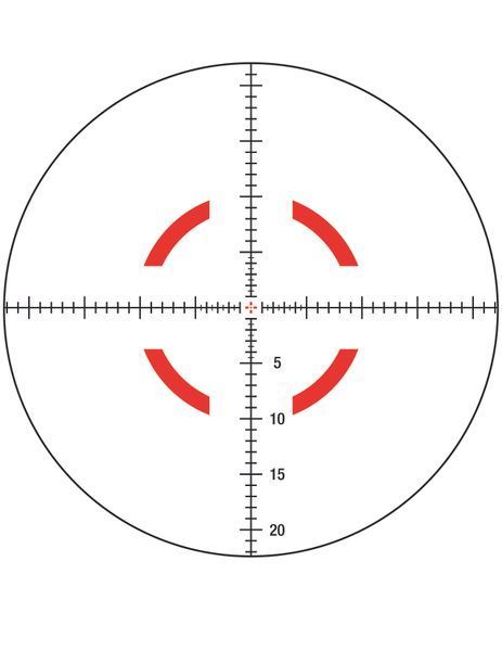 Оптичний приціл Trijicon VCOG 1-8x28 Red MRAD Crosshair (VC18-C-2400004) 5002968 фото