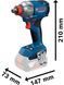 Акумуляторний гайкокрут Bosch GDX 18V-285 (06019N2102) 06019N2102 фото 3