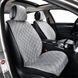 Комплект преміум накидок для сидінь CarLife Turbo, grey SC30204 фото 4