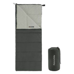 Спальний мішок Naturehike F150 NH22MSD05, лівий, графіт 6927595797747-L фото