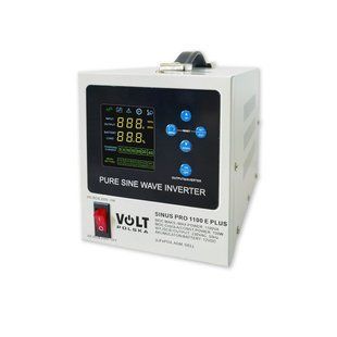 Гібридний ДБЖ / інвертор Volt Polska SINUS PRO 1100 E PLUS 12/230V 700/1100W (3SPM11012M) 3SPM11012M фото