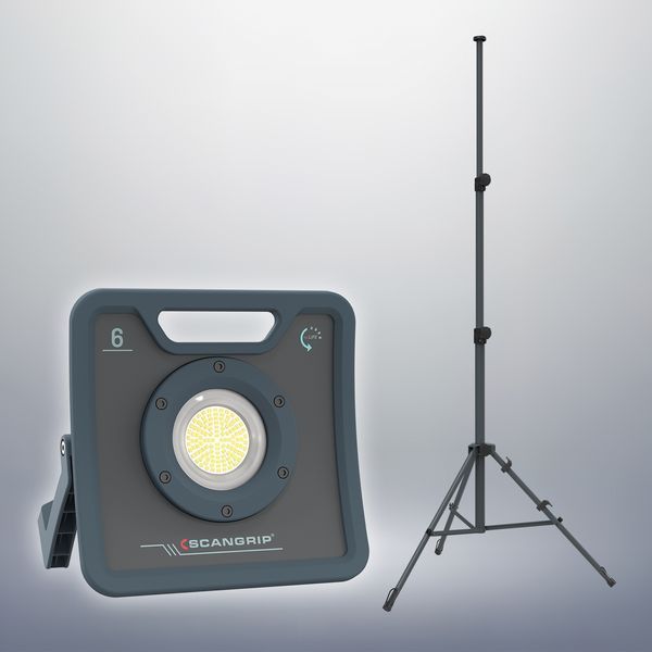 Прожектор переносний 6000 lumen NOVA 6 + TRIPOD 3M for Life SCANGRIP 49.0595 фото