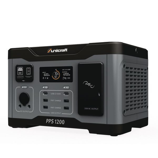 Зарядна станція портативна Unicraft PPS 1200/ 1200Вт/ 921 Вт. год. 6770012 фото