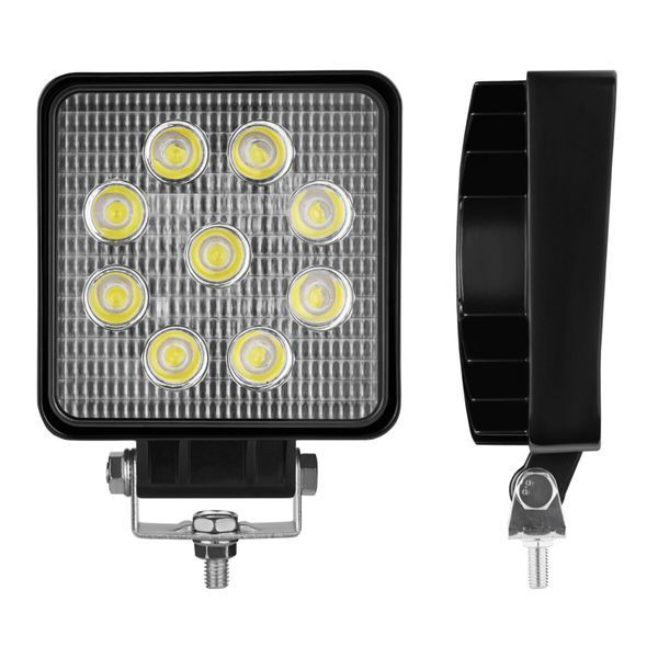 Фара світлодіодна Brevia Epistar Spot 10-30V, 27W (9x3W), 1980Lm, 1шт 10642QSX1 фото