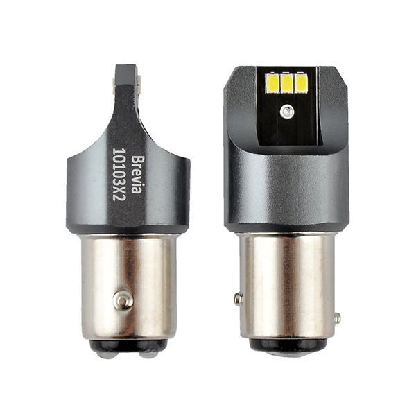 LED автолампа Brevia Power P21/5W 330Lm 6x3020SMD 12/24V CANbus, 2шт 10103X2 фото