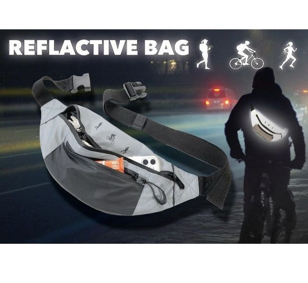 Поясна сумка Troika REFLACTIVE BLB03/GY фото