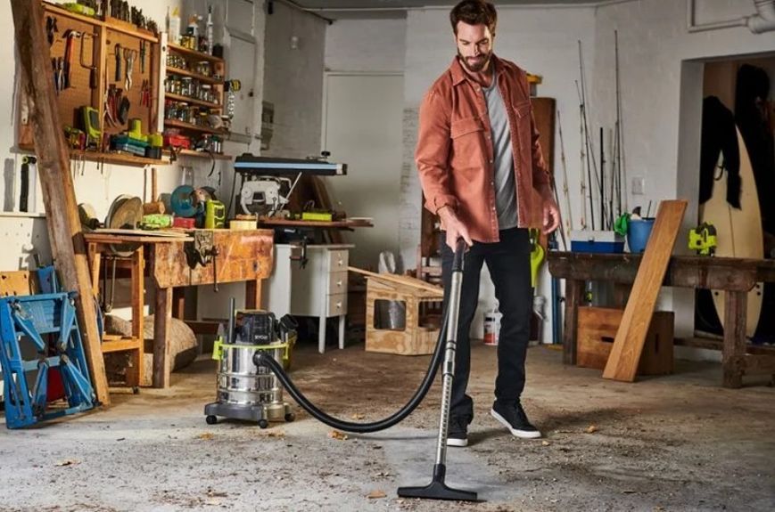 Пилосос акумуляторний будівельний RYOBI R18WDV-0 ONE+ 5133004724 фото