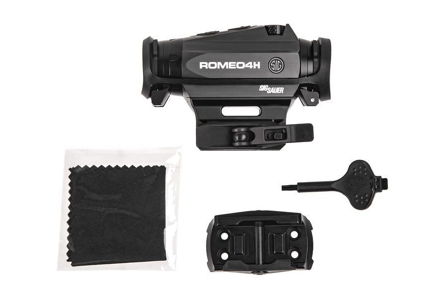 Коліматорний приціл Sig Sauer Romeo 4H Ballistic Circle Dot 0.5 MOA ADJ Graphite (SOR43011) 5002692 фото
