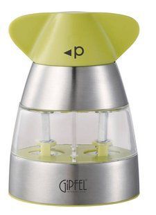 GIPFEL Млин для спецій 8,1 х6, 5х11см Матеріал: ABS cap, SS 304 ceramic grinder 9125 GIPFEL 9125 фото