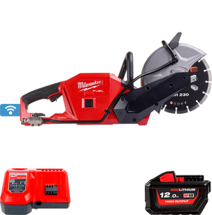 Машина відрізна акумуляторна MILWAUKEE, M18 FCOS230-121, &Oslash;230мм (+зар.пр., 1акум.Х 12Аг) 4933471697 фото