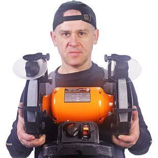 Точильний верстат 200мм з регулюванням обертів WorkMan TLG200VL 42504(Безкоштовна доставка) 42504 фото