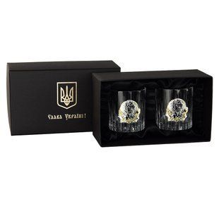 Набір келихів для віскі "Директорський" Boss Crystal, 2 келиха, срібло, кришталь B2LDR2XG фото
