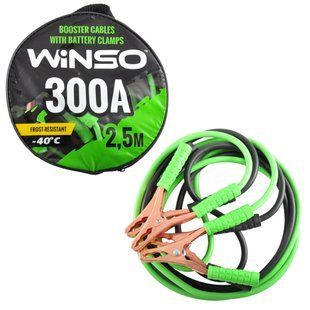 Провода-прикурювачі Winso 300А, 2,5м 138310 138310 фото
