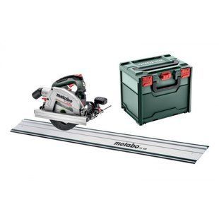 Акумуляторна ручна дискова пилка Metabo KS 18 LTX 66 BL Set, без акб в кейсі з напрямною шиною 691194840 фото