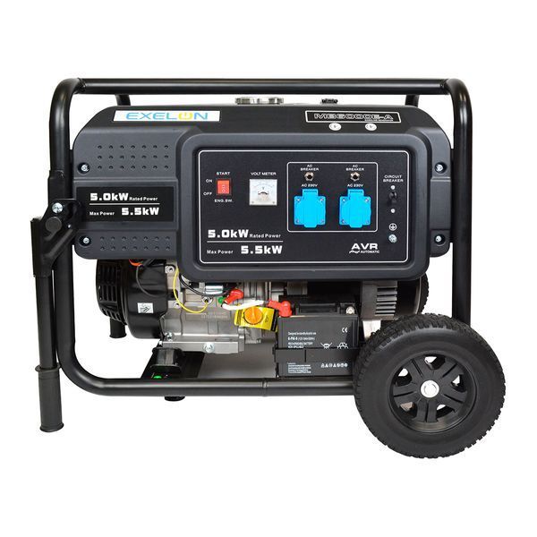 Бензиновий генератор Exelon MB6000E-A - 5.0/5.5 кВт - Безкоштовна доставка 10001 фото