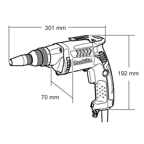 Мережевий шуруповерт для гіпсокартону Makita FS 2700 FS2700 фото