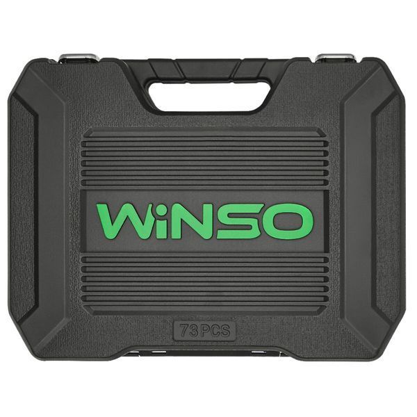 Професійний набір інструментів в кейсі Winso Pro 1/2 , 1/4 72 T, CR-V, 73од. 924073 фото