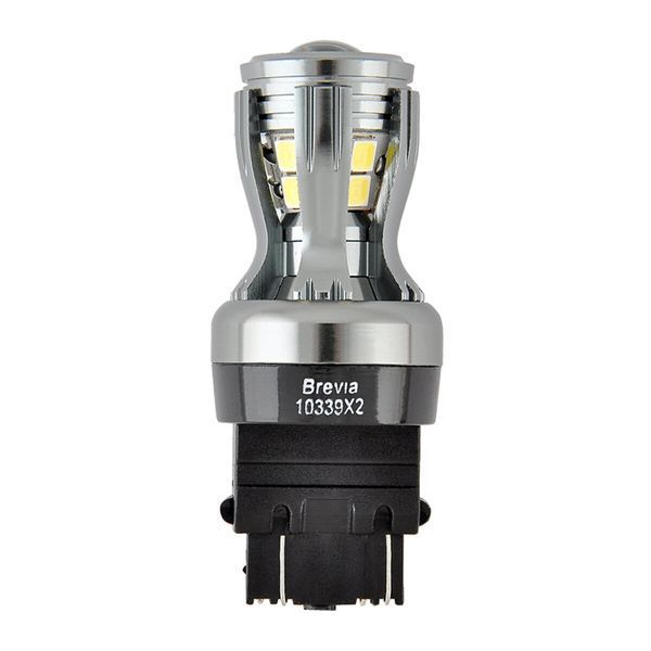 LED автолампа Brevia PowerPro P27/7W (3157) 350Lm 14x2835SMD 12/24V CANbus, 2шт 10339X2 фото
