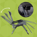 Розкладне крісло шезлонг LEOBRO Zero Gravity Grey (LB-ZGC-F1-GRY) LB-ZGC-F1-GRY фото 3