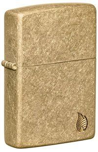 Запальничка бензинова ZIPPO Armor&reg; Tumbled Brass Series Flame (46398) 46398 фото