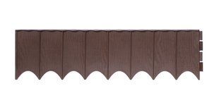 Бордюр садовий Prosperplast GARDEN FENCE, коричневий, 5,9 м 5905197340081 фото