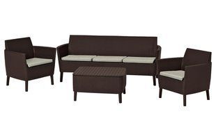 Комплект садових меблів Keter Salemo 3 seater set, коричневий 8711245158693 фото