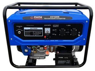 Генератор бензин ZX7500 (6KW) з електростартером TATA GN-009 фото