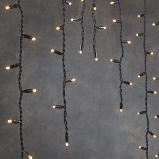 Гірлянда з-#039;єднувальна Бахрома чорна, Luca Lighting , 3х0.4 м, колір теплий білий 8711473283587 фото