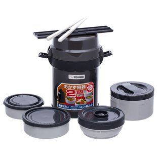 Набір для ланчу Zojirushi SL-JAF14HG 1.23 л темно-сірий SL-JAF14HG фото