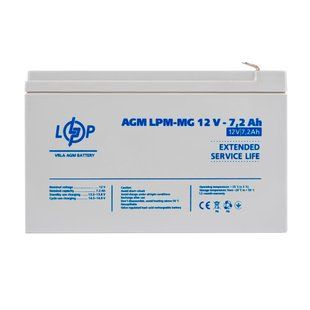 Розпродаж Акумулятор мультигелевий LPM-MG 12V - 7.2 Ah LP40139 фото