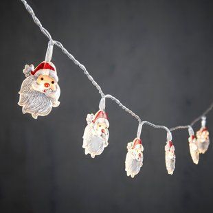 Гірлянда-струна Санта , Luca Lighting , 1,2 м, 10 LED теплий білий 8720362642305 фото