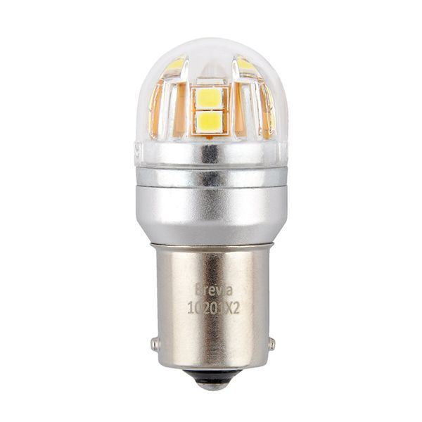 LED автолампа Brevia S-Power P21W 330Lm 15x2835SMD 12/24V CANbus, 2шт 10201X2 фото