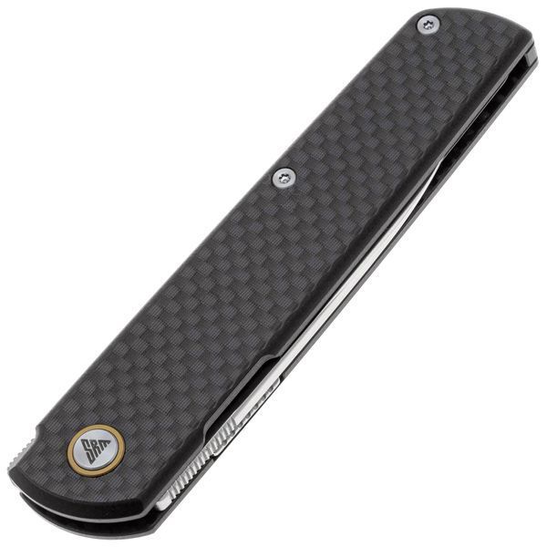 Ніж SRM Qrick 408L-KB, Sandvik 14C28N, G10 + carbon fiber, чорний 4009298 фото