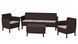 Комплект садових меблів Keter Salemo 3 seater set, коричневий 8711245158693 фото 1