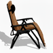 Крісло шезлонг LEOBRO Zero Gravity Premium Plus Brown Velvet (LB-ZGC-K3-BRN) LB-ZGC-K3-BRN фото 3
