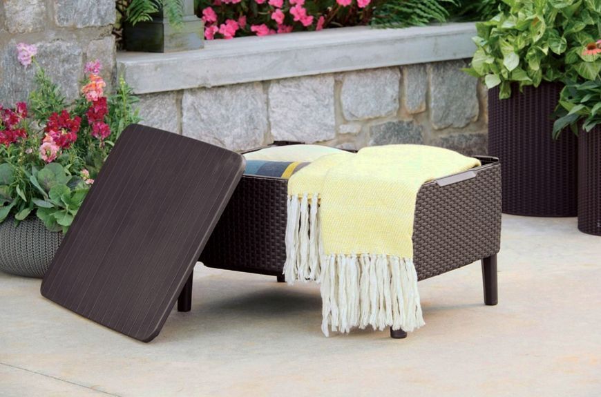 Комплект садових меблів Keter Salemo 3 seater set, коричневий 8711245158693 фото